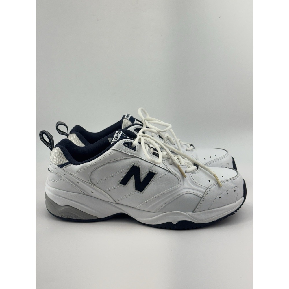 New Balance 624 Men's White Navy Shoes Sneakers MX624WN2 Mens Size 11 Wide 6E